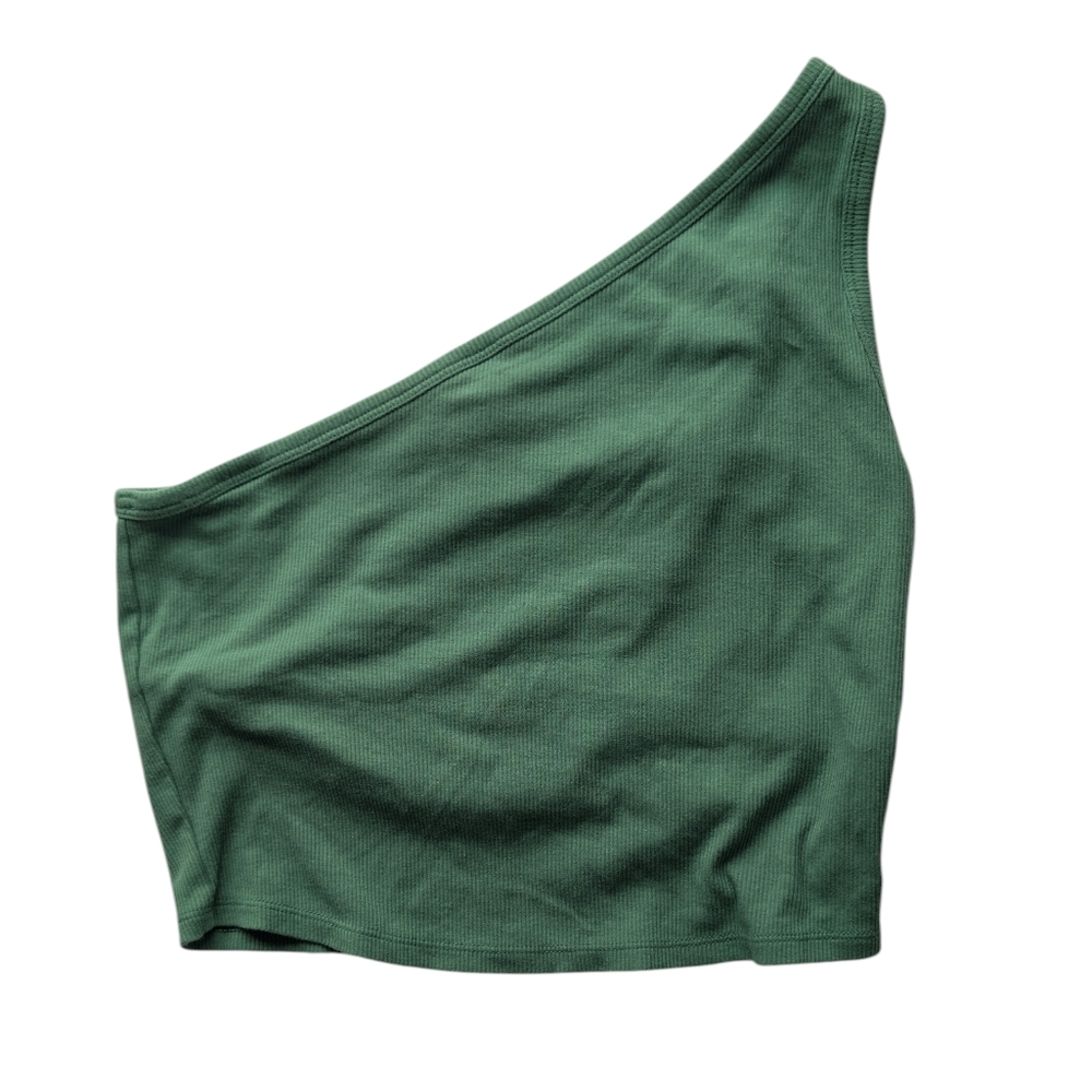 PINK Victoria’s Secret | Ribbed One-Shoulder Crop Tank